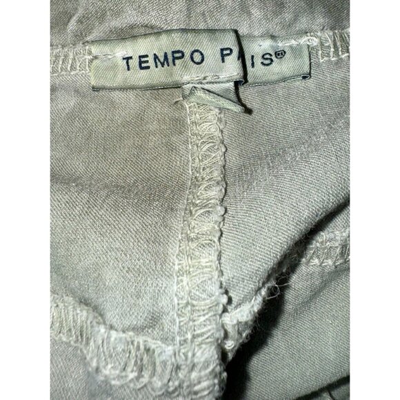 Tempo Paris Gray Jogger Pants With Camo Star Patches - Picture 10 of 12